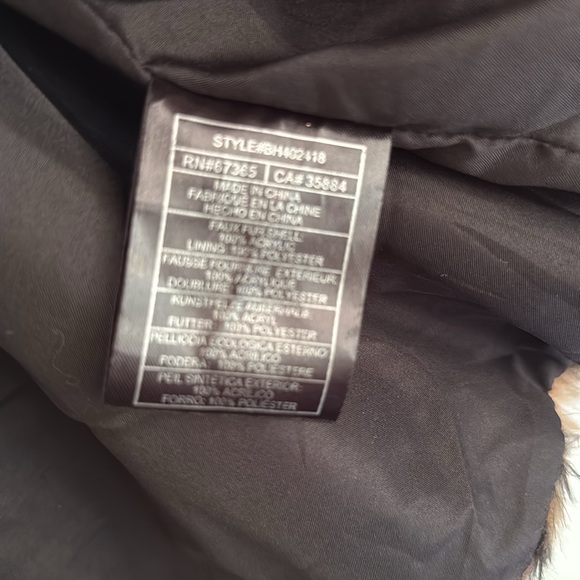 BB Dakota, women’s size Small, faux fur, leopard print cropped jacket - Picture 5 of 6